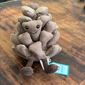 NWT JELLYCAT AMUSEABLES PINECONE rare!